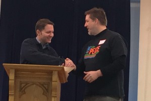 Drum Major award to Rev Tilley